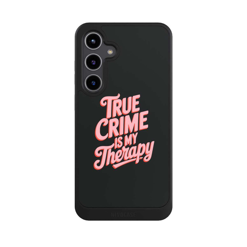 Galaxy S24 + NIVOcore True Crime is my Therapy