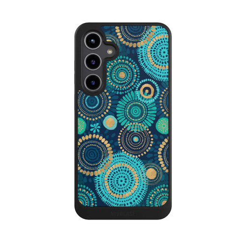 Samsung Galaxy S24+ NIVOcore Blockprint India Teal Gold