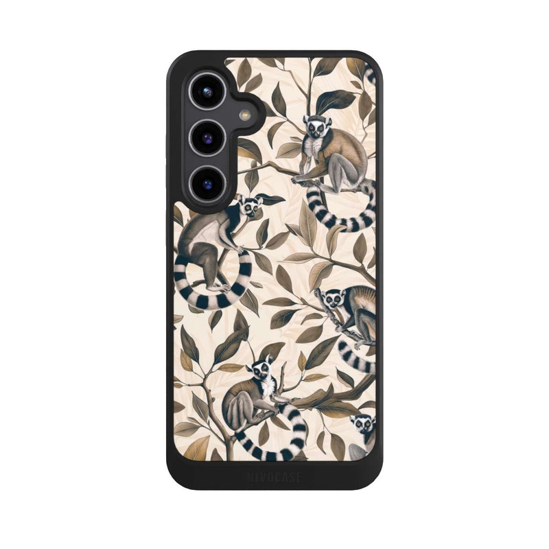 Galaxy S24 + NIVOcore Lush Tropical Lemur Paradise
