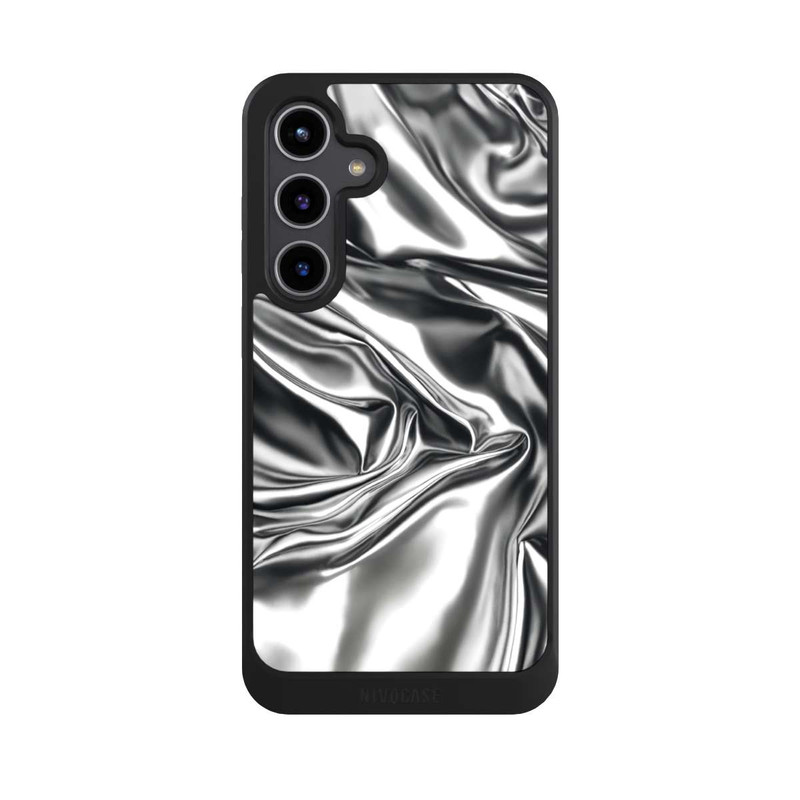 Galaxy S24 + NIVOcore Shiny Chrome Silver