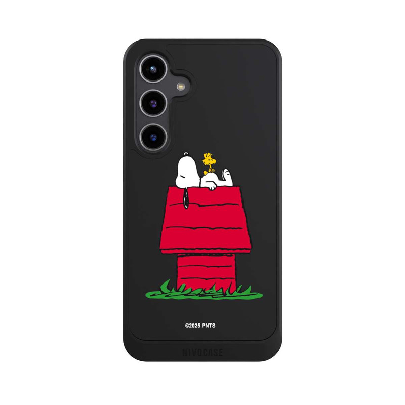 Galaxy S24 + NIVOcore Snoopy and Woodstock Classic transparent