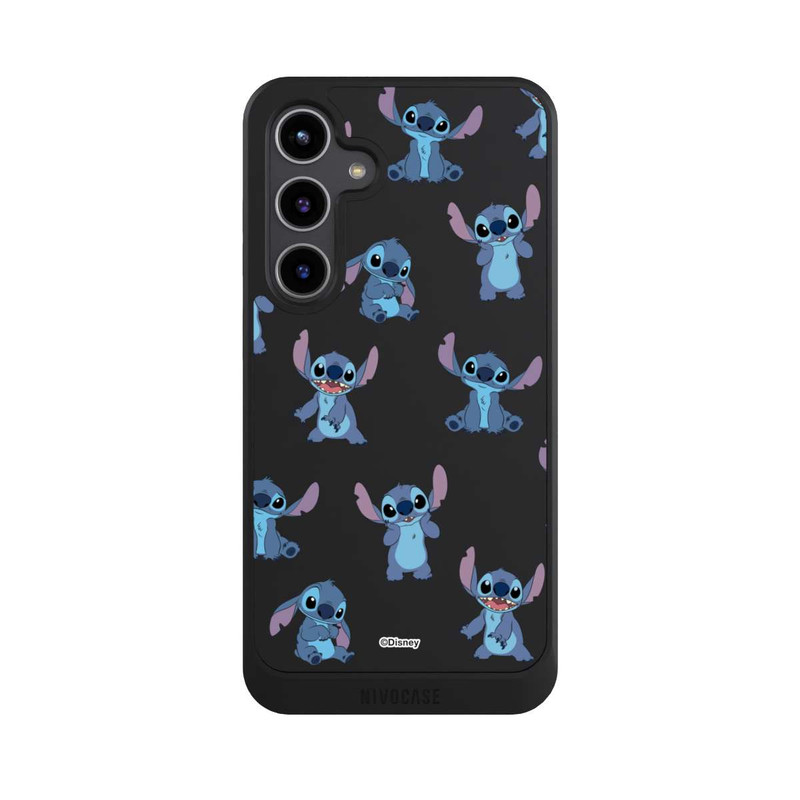 Galaxy S24 + NIVOcore Stitch Faces Pattern Transparent
