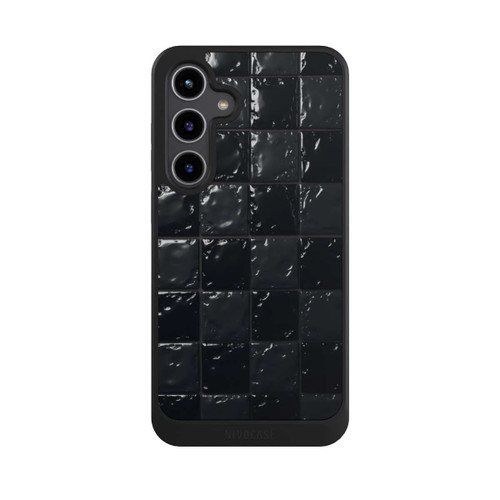 Samsung Galaxy S24+ NIVOcore Black Tile Pattern look with AI