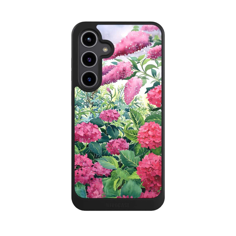 Galaxy S24 + NIVOcore Garden Hydrangeas and Buddleia by Christopher Ryland