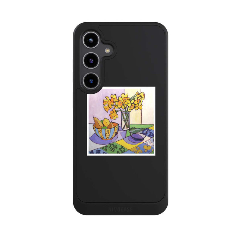 Galaxy S24 + NIVOcore Daffodil Patchwork, 2023, by Catherine J Martzloff