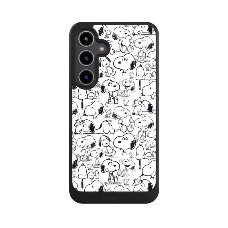 Galaxy S24 + NIVOcore Classic Snoopy Pattern White