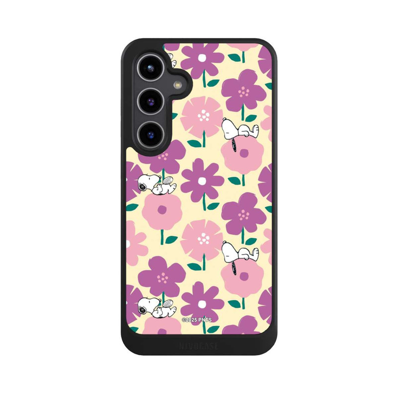 Galaxy S24 + NIVOcore Peanuts Flower Pattern Yellow