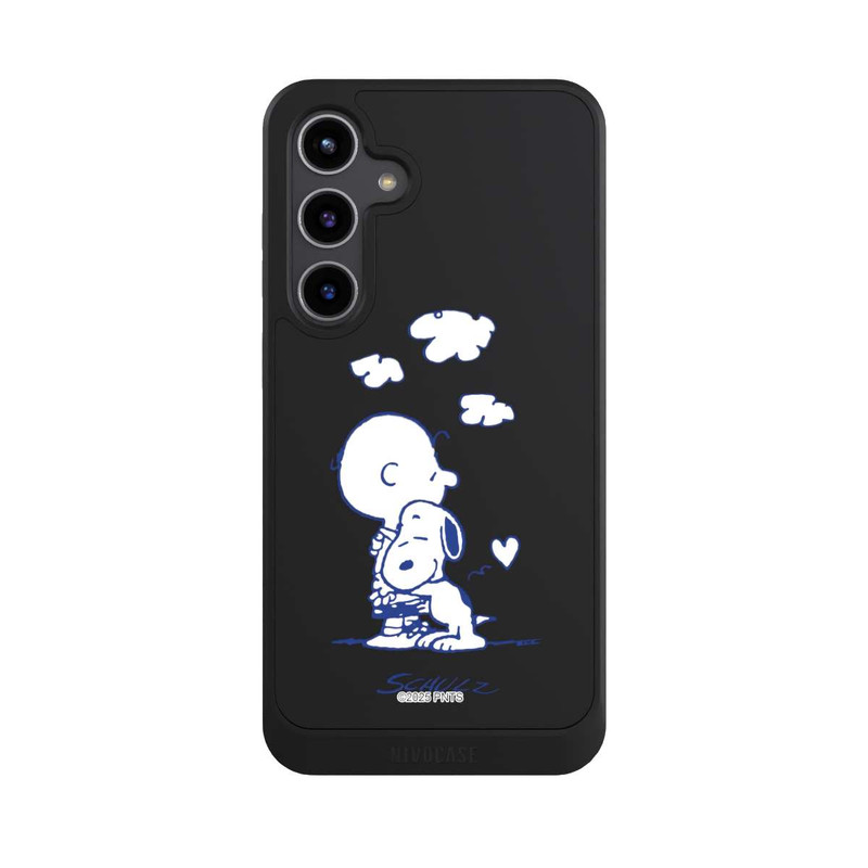 Galaxy S24 + NIVOcore Peanuts Charlie Brown Snoopy Hug Transparent