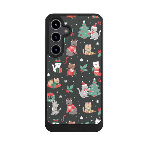 Samsung Galaxy S24+ NIVOcore Christmas Festive Cute Holiday Kittens