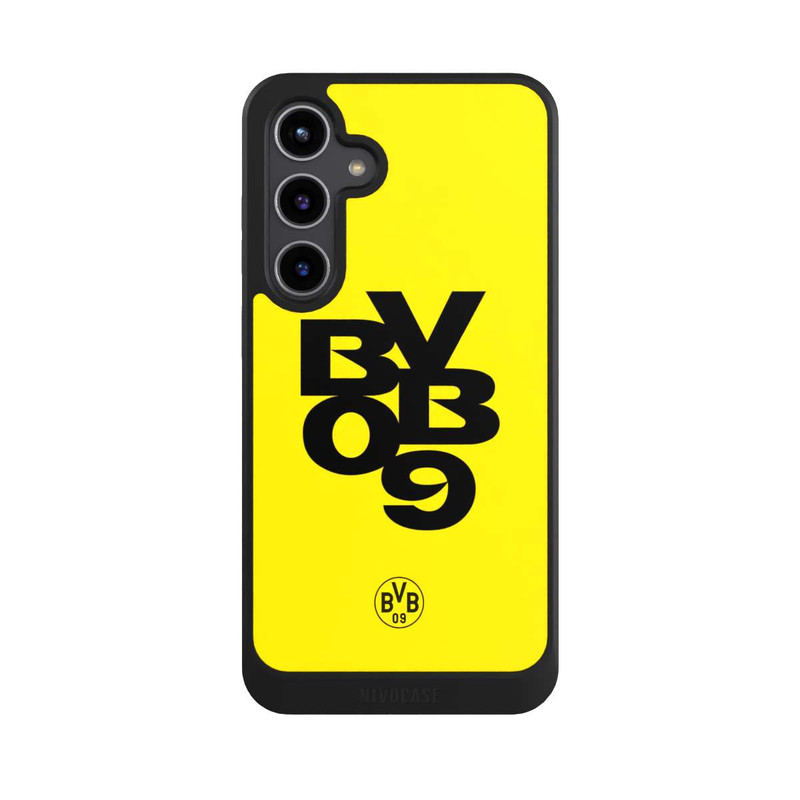 Galaxy S24 + NIVOcore BVB09 Schwarz Gelb