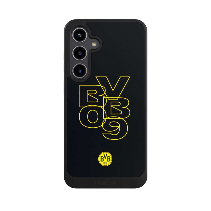 Galaxy S24 + NIVOcore BVB09 Gelb Schwarz