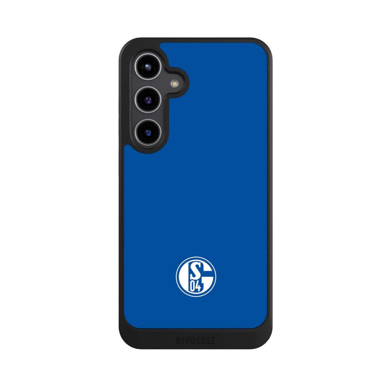 Galaxy S24 + NIVOcore FC Schalke 04 Logo Blau