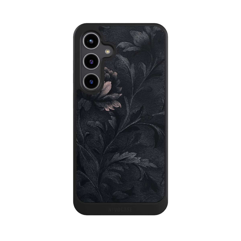 Galaxy S24 + NIVOcore Flower Pattern Dark Vintage
