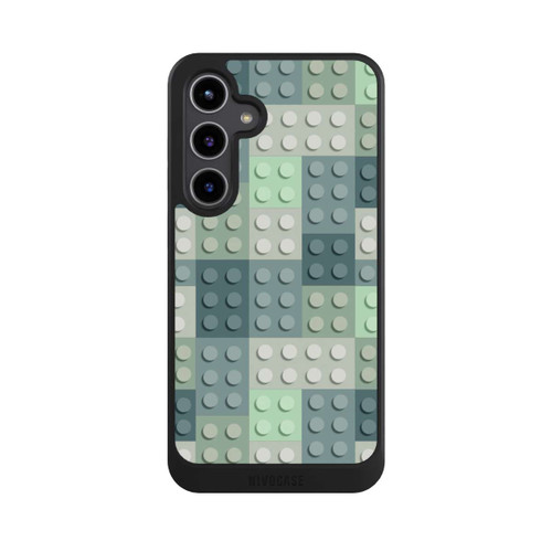 Samsung Galaxy S24+ NIVOcore Grünes Blockmuster