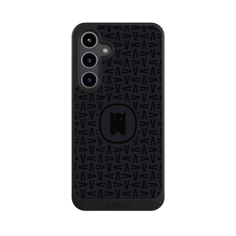 Galaxy S24 + NIVOcore Nivocase Muster Schwarz Grau