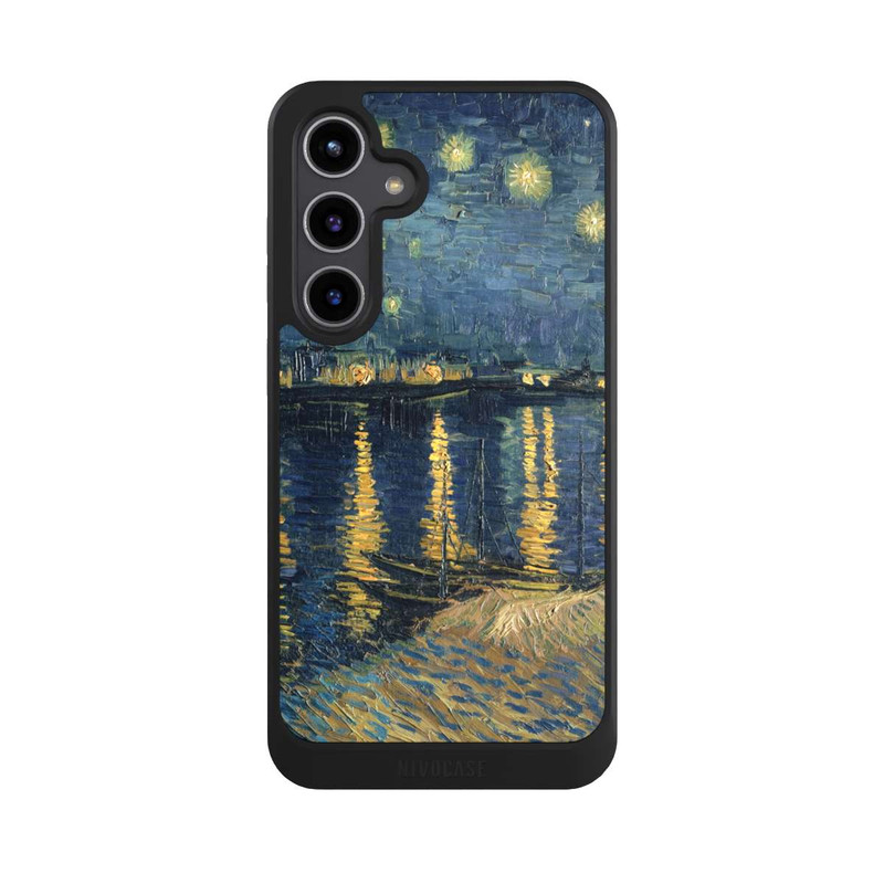 Galaxy S24 + NIVOcore Nuit Étoilée sur le Rhône