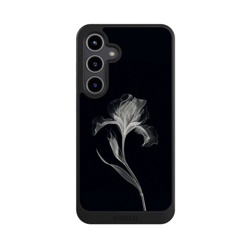 Samsung Galaxy S24+ NIVOcore Negativ Flower Grey on Black with AI