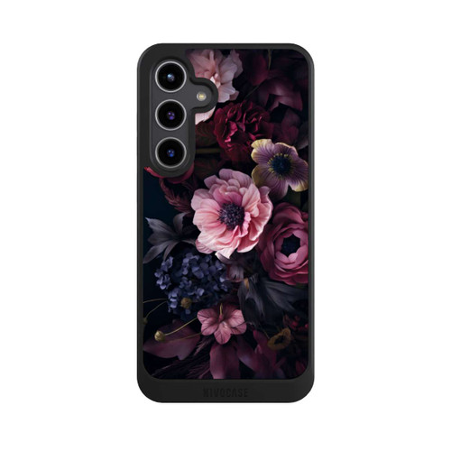 Samsung Galaxy S24+ NIVOcore Rosa Blumenbild mit Pfingstrosen auf dunklem Hintergrund Mit KI