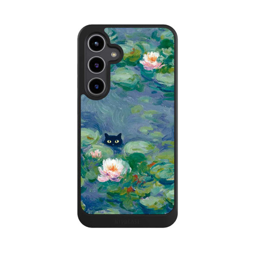 Samsung Galaxy S24+ NIVOcore Katze im Teich Monet Gemälde Impressionismus