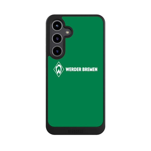 Samsung Galaxy S24+ NIVOcore Werder Bremen Schriftzug Raute Grün
