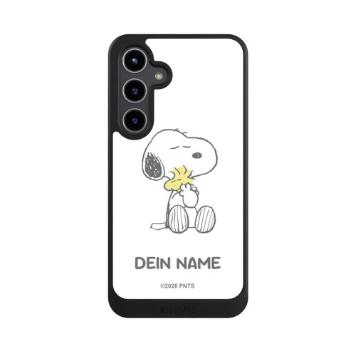 Samsung Galaxy S24+ NIVOcore Snoopy And Woodstock Cuddling Personalisierbar
