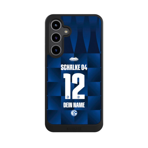 Samsung Galaxy S24+ NIVOcore Schalke 04 Trikot Personalisierbar 26-27