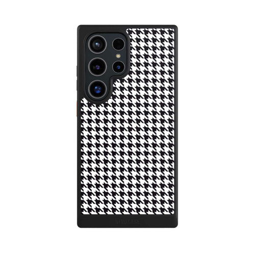 Samsung Galaxy S24 Ultra NIVOcore Hahnentritt Schwarz Weiß