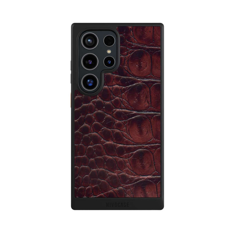 Galaxy S24 Ultra NIVOcore Cuir de Crocodile