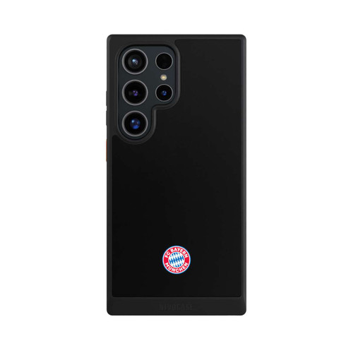 Samsung Galaxy S24 Ultra NIVOcore Klassisches FCB Logo Klein - Bunt auf Schwarz