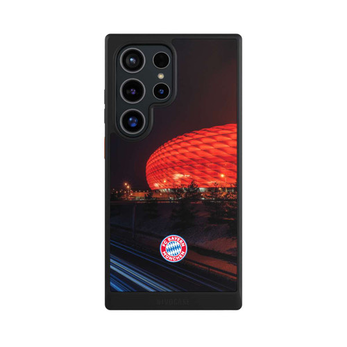 Samsung Galaxy S24 Ultra NIVOcore Allianz Arena bei Nacht FCB