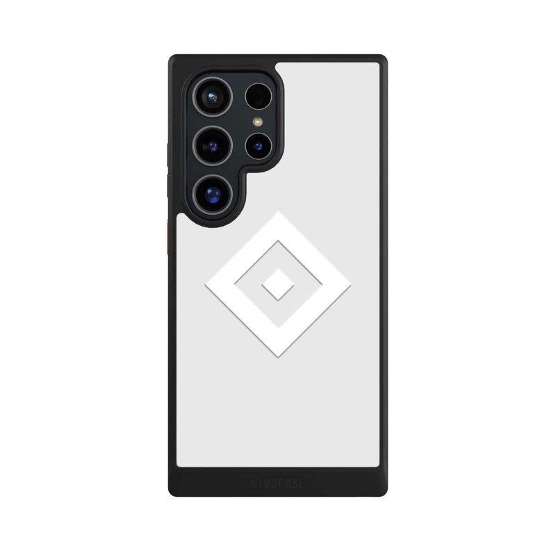 Galaxy S24 Ultra NIVOcore Rauten Logo auf HSV Grau