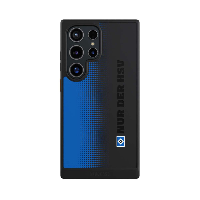 Galaxy S24 Ultra NIVOcore Nur der HSV - Rautenraster Blau - ohne Hintergrund