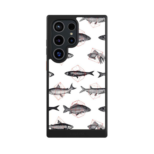 Samsung Galaxy S24 Ultra NIVOcore Fische in Geometrie
