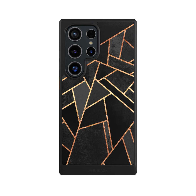 Galaxy S24 Ultra NIVOcore Black Night Gold Print