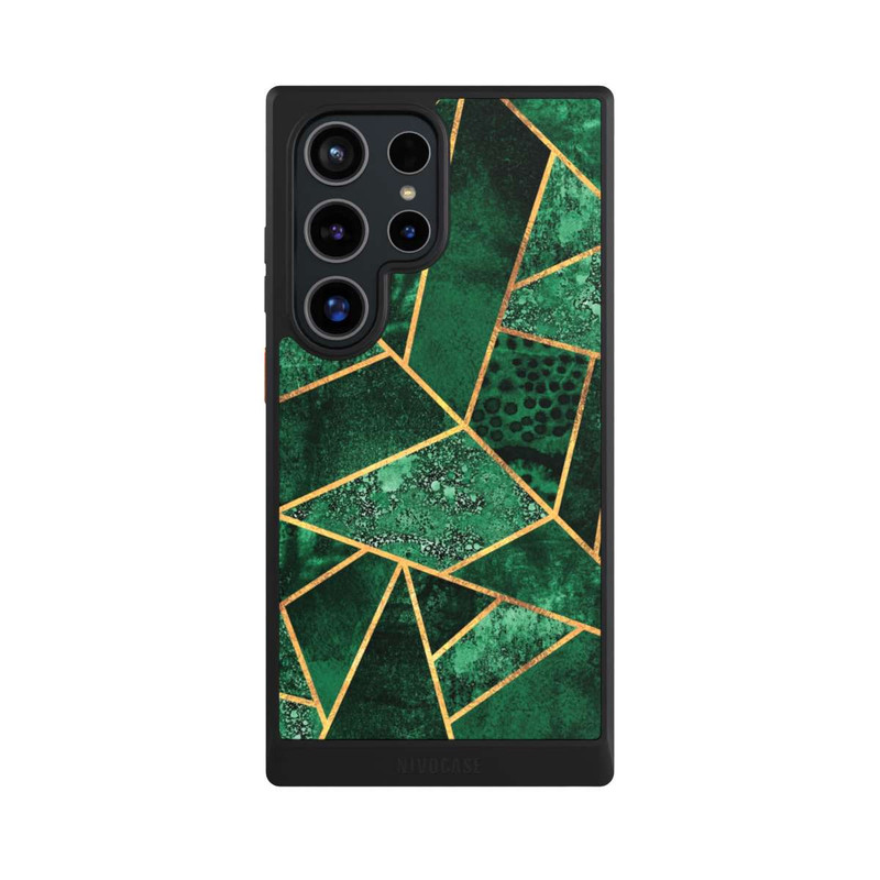 Galaxy S24 Ultra NIVOcore Deep Emerald Gold Print