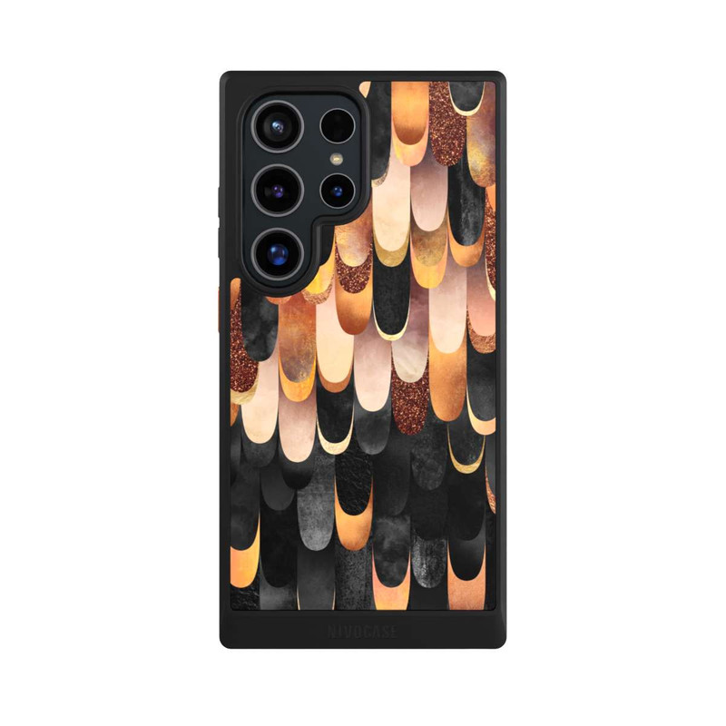 Galaxy S24 Ultra NIVOcore Gefiedertes Kupfer und Schwarz