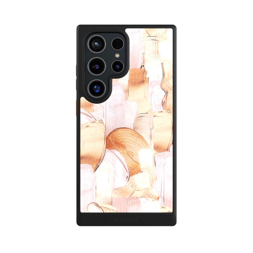 Samsung Galaxy S24 Ultra NIVOcore White/Gold Brush Pattern