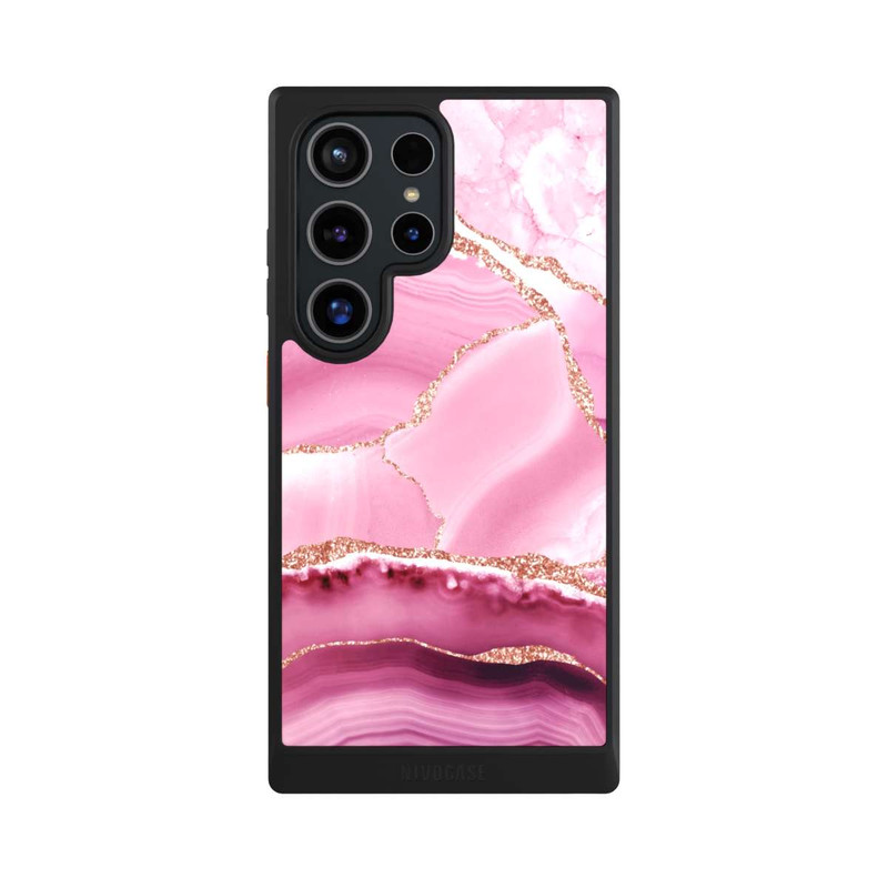 Galaxy S24 Ultra NIVOcore Meerjungfrauen Pink Marmor