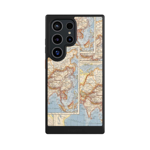 Samsung Galaxy S24 Ultra NIVOcore World Map Vintage