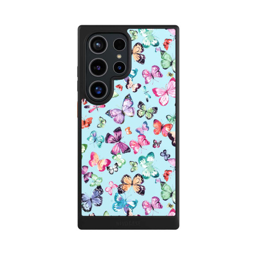 Samsung Galaxy S24 Ultra NIVOcore Butterflies Pink Orange Blue