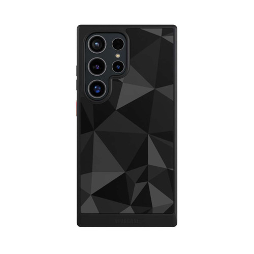 Samsung Galaxy S24 Ultra NIVOcore Polygonmuster schwarz