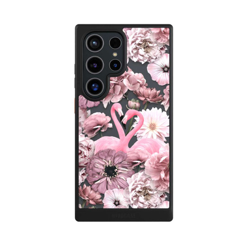 Samsung Galaxy S24 Ultra NIVOcore Flamingos in Flower Pattern