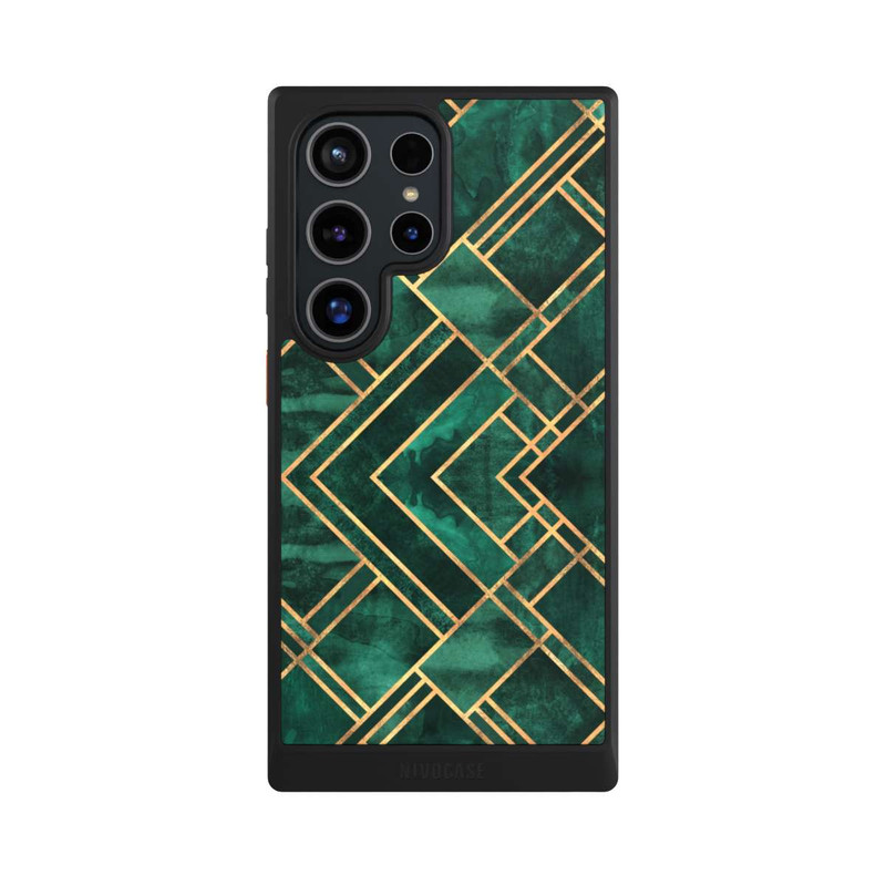 Galaxy S24 Ultra NIVOcore Green Blocks