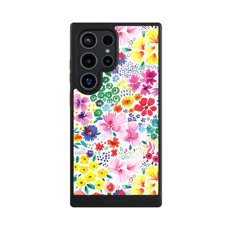 Galaxy S24 Ultra NIVOcore Kunstvolle kleine Frühlingsblumen