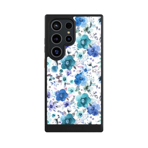 Samsung Galaxy S24 Ultra NIVOcore Winterblumensträuße Blau
