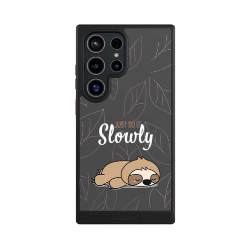 Samsung Galaxy S24 Ultra NIVOcore Just Do It Slowly Sloth Grey