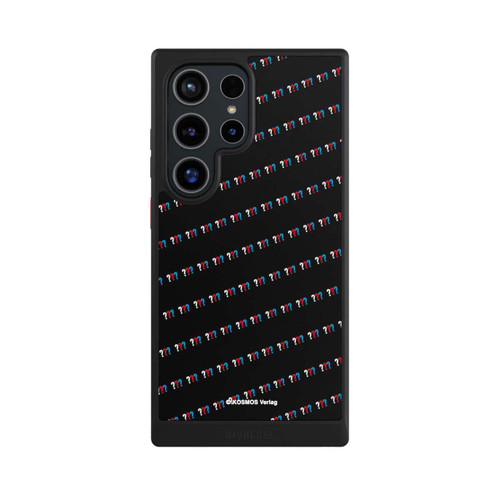 Samsung Galaxy S24 Ultra NIVOcore Drei Fragezeichen Muster Schräg
