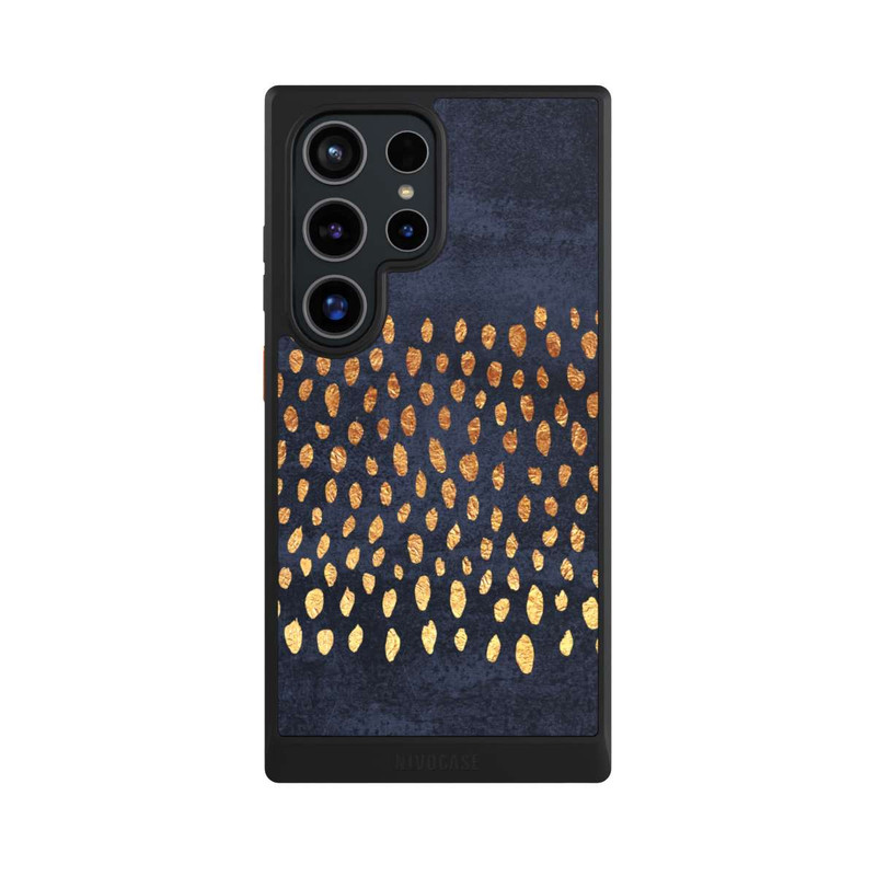 Galaxy S24 Ultra NIVOcore Muster Gold und Marine