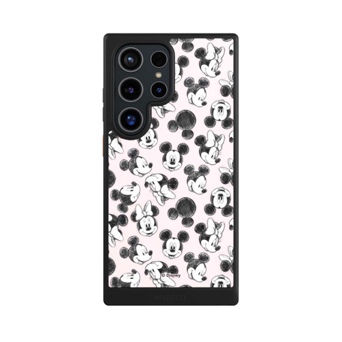 Samsung Galaxy S24 Ultra NIVOcore Minnie &amp; Mickey Viele Gesichter Pink