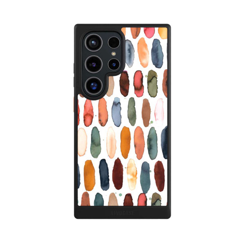 Samsung Galaxy S24 Ultra NIVOcore Watercolor Dashes Mineral Terracotta